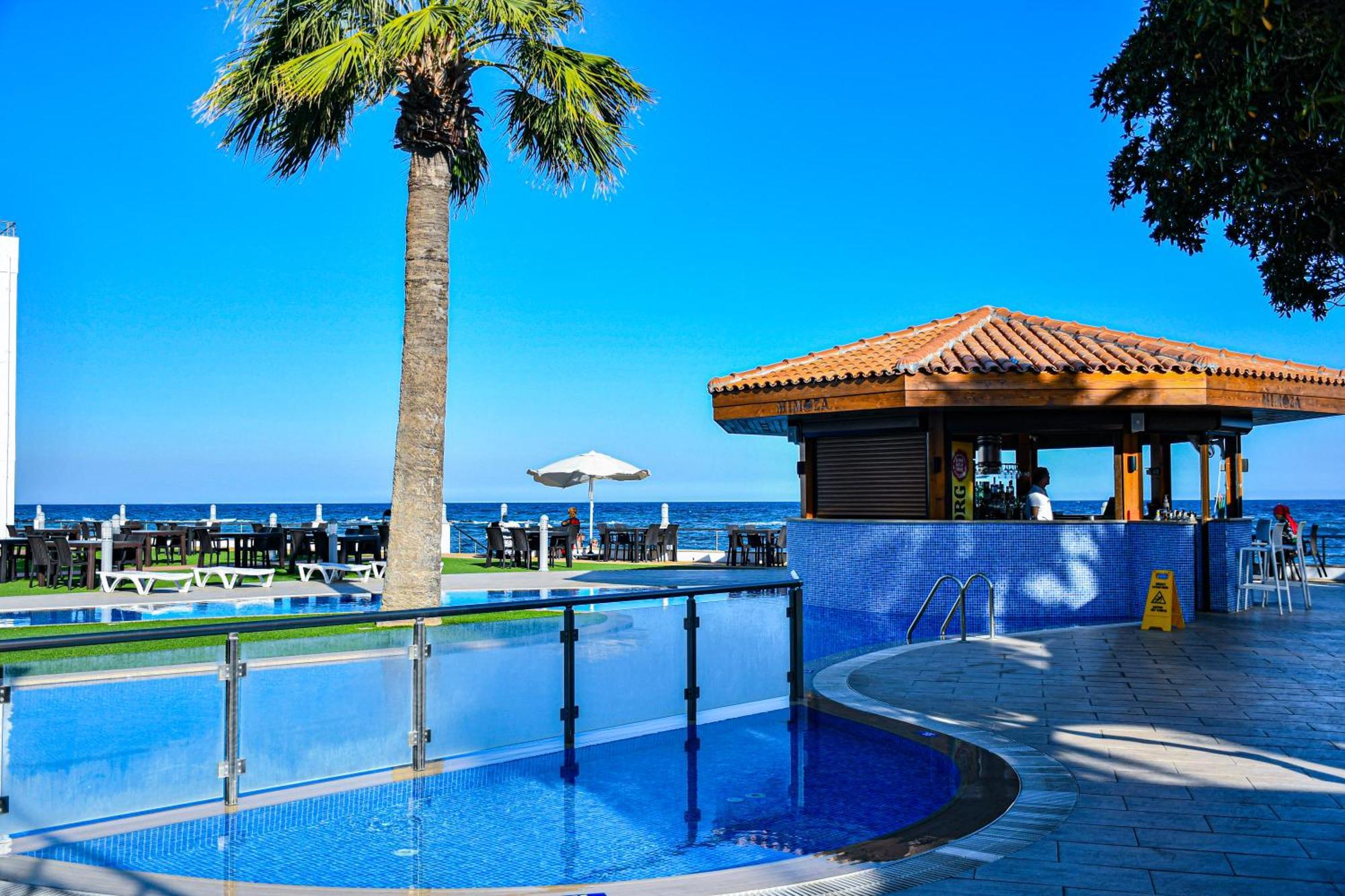 Mimoza Beach Hotel Agios Sergios 외부 사진