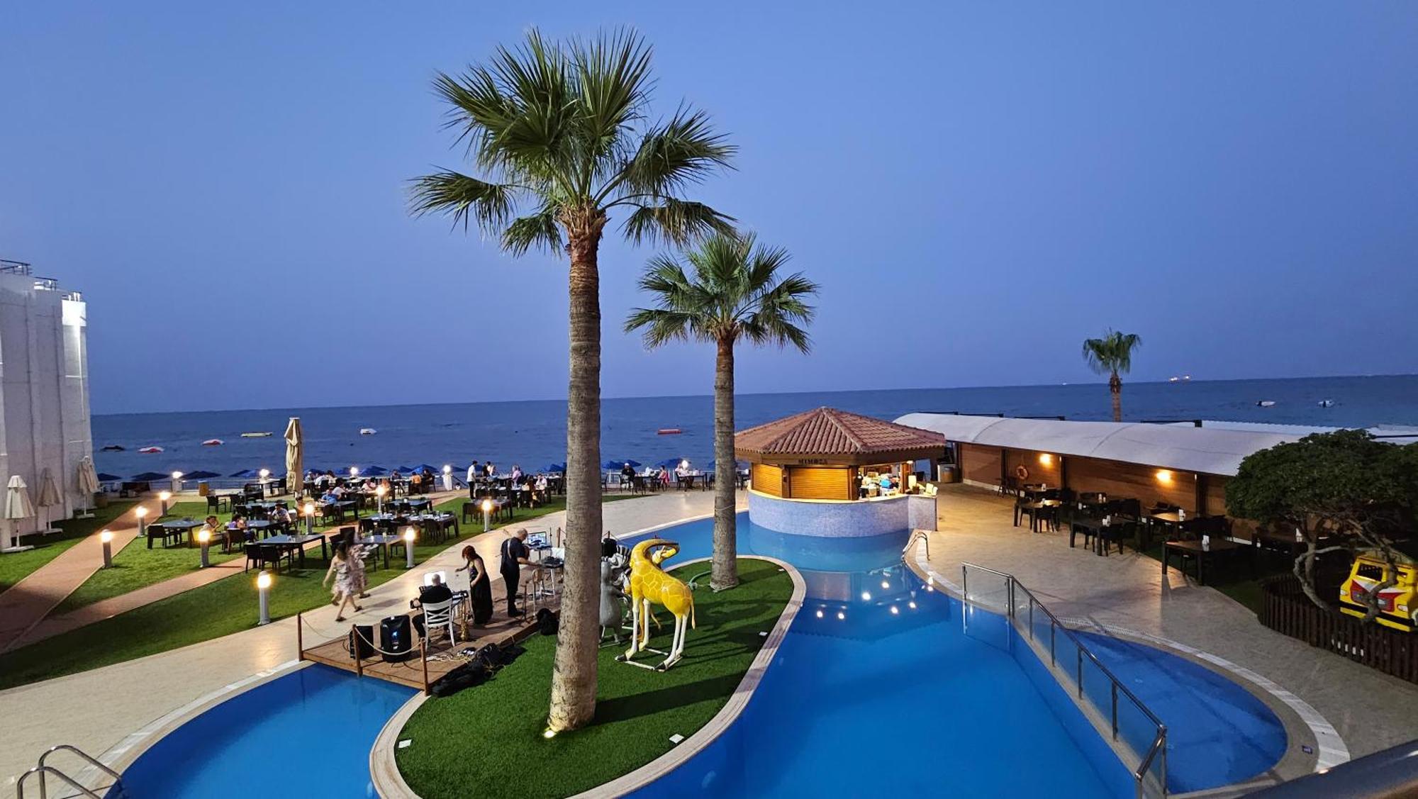 Mimoza Beach Hotel Agios Sergios 외부 사진