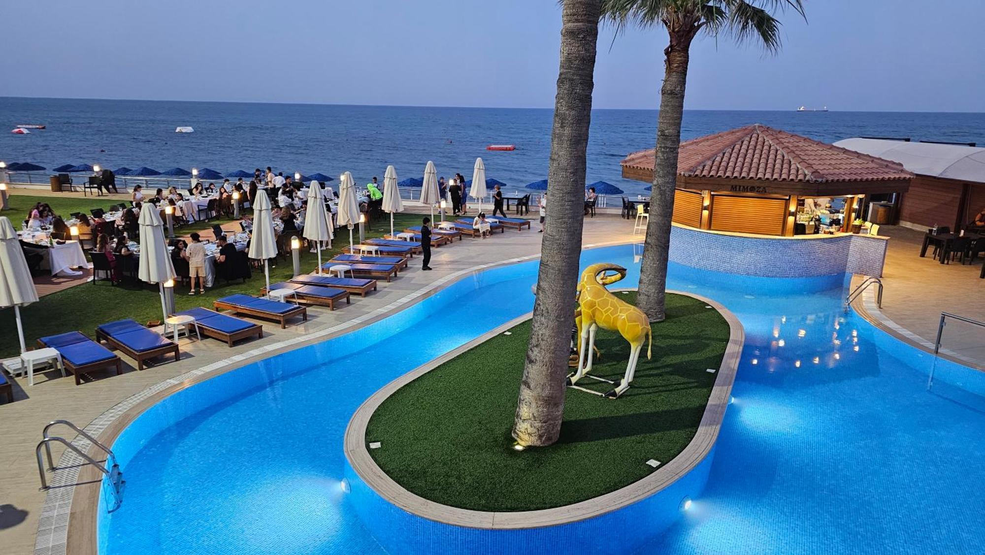 Mimoza Beach Hotel Agios Sergios 외부 사진