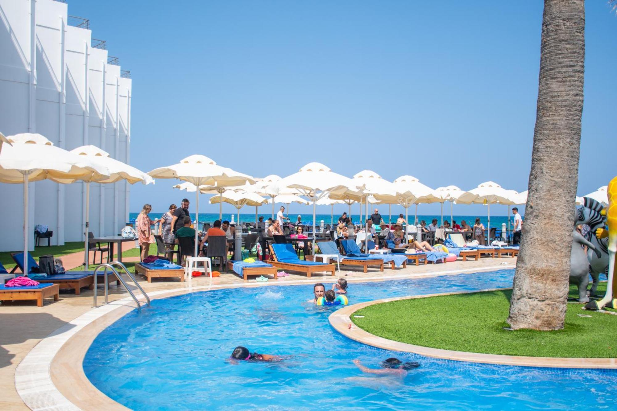 Mimoza Beach Hotel Agios Sergios 외부 사진
