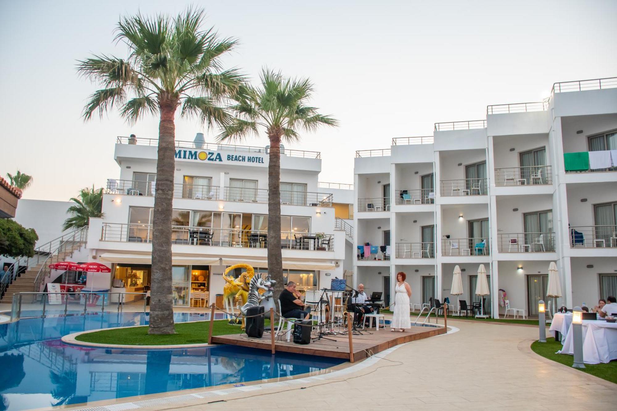 Mimoza Beach Hotel Agios Sergios 외부 사진