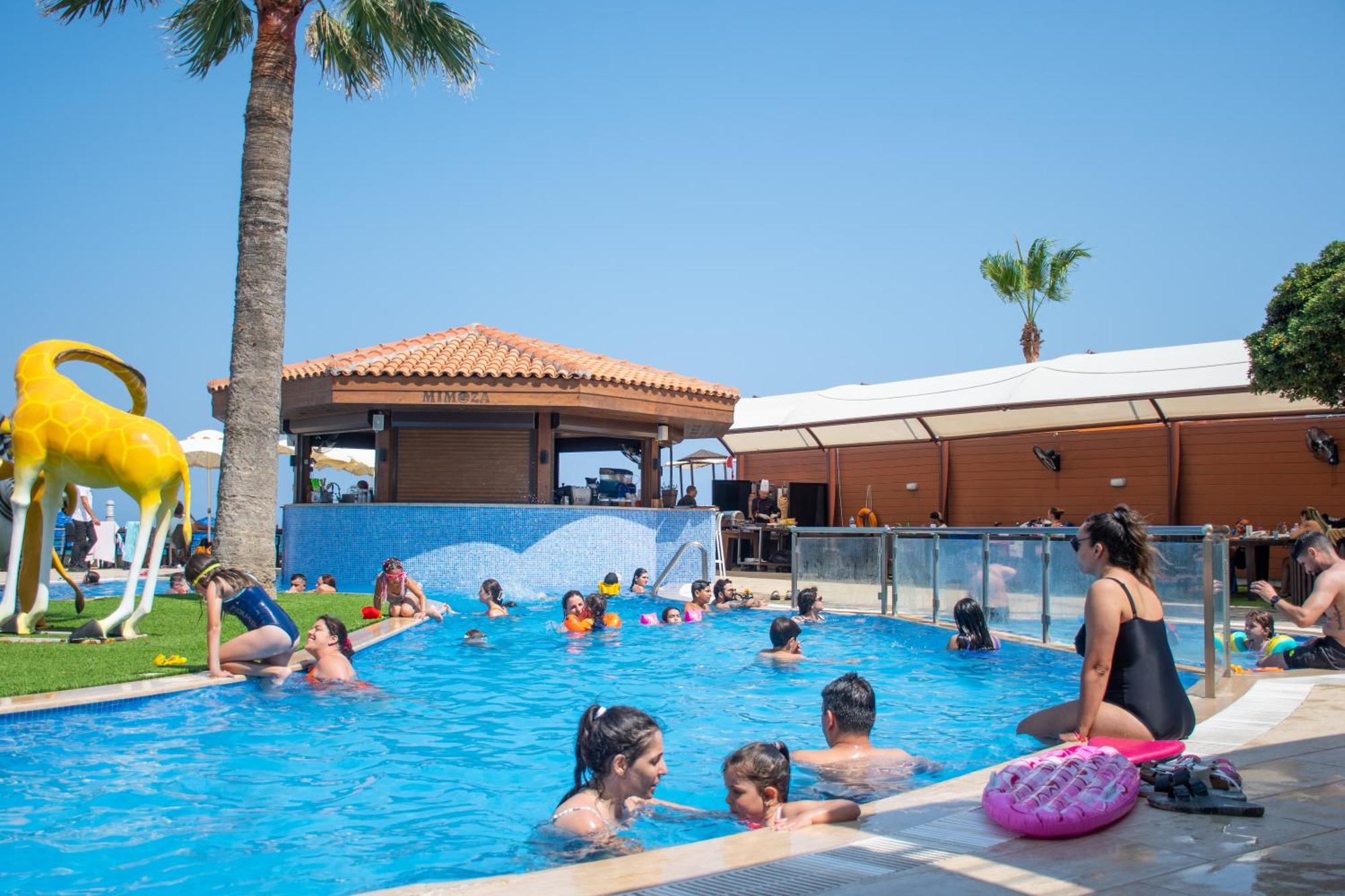 Mimoza Beach Hotel Agios Sergios 외부 사진