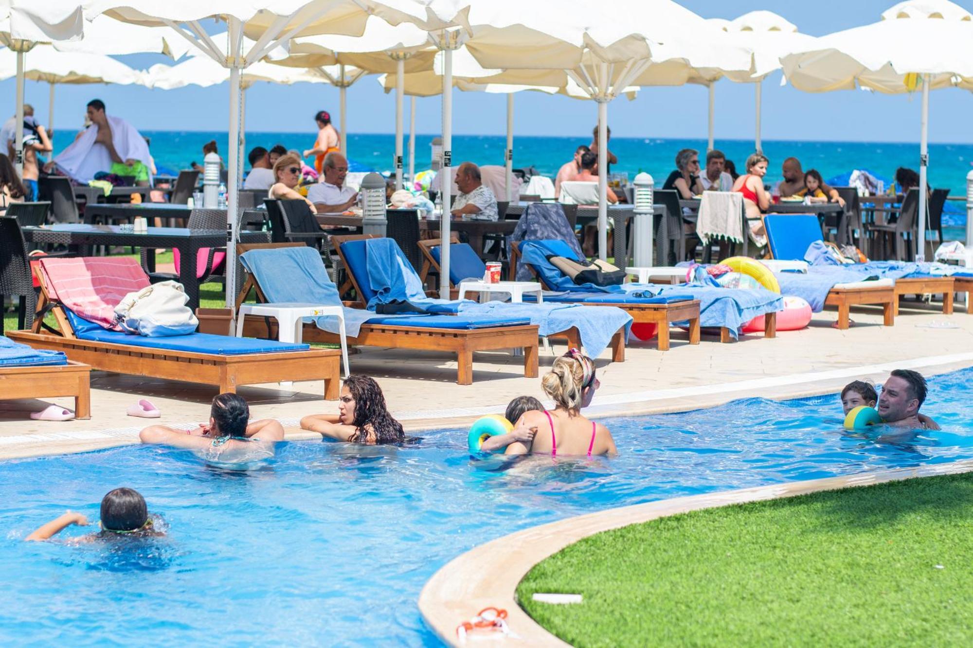 Mimoza Beach Hotel Agios Sergios 외부 사진
