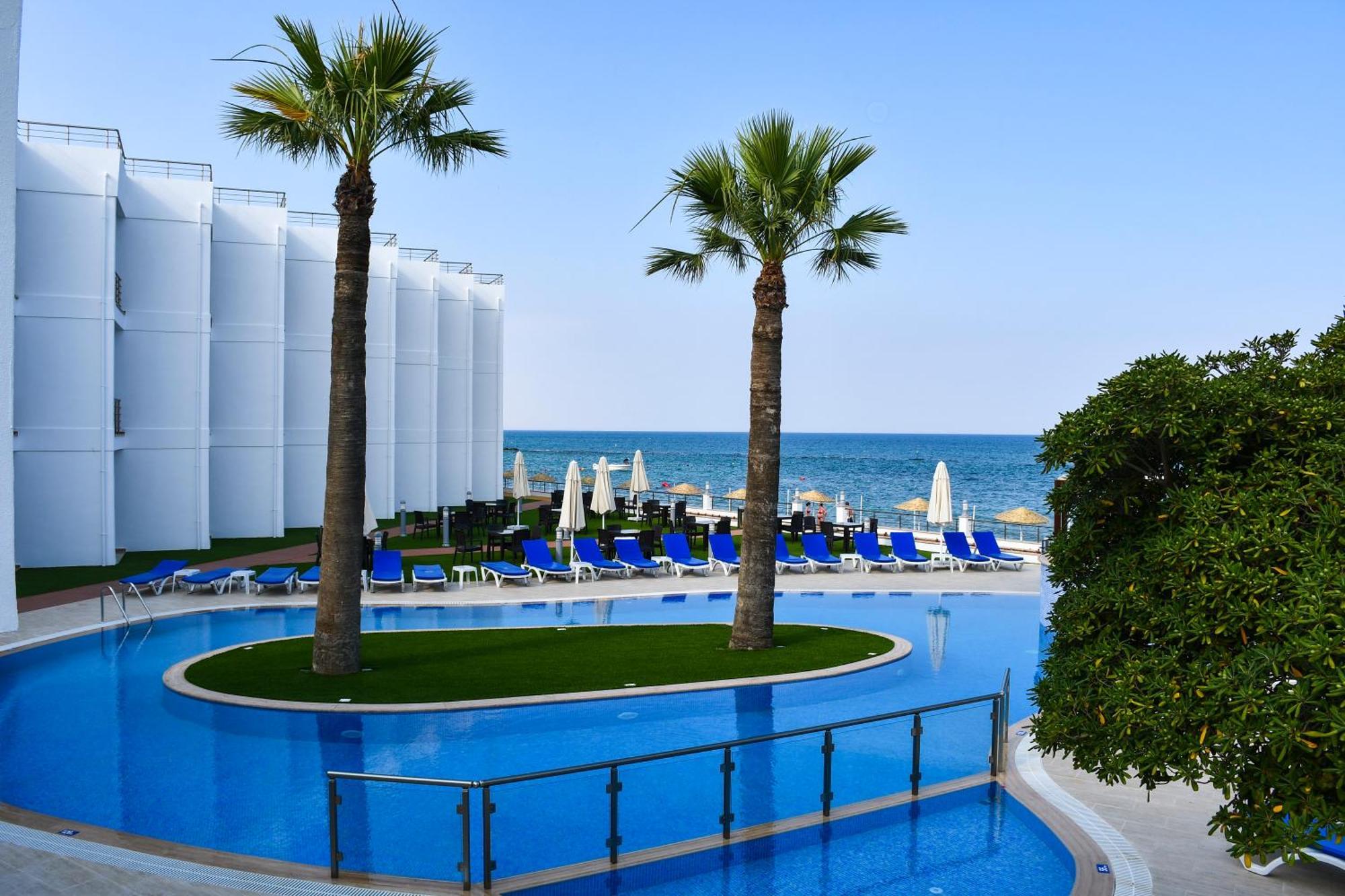 Mimoza Beach Hotel Agios Sergios 외부 사진