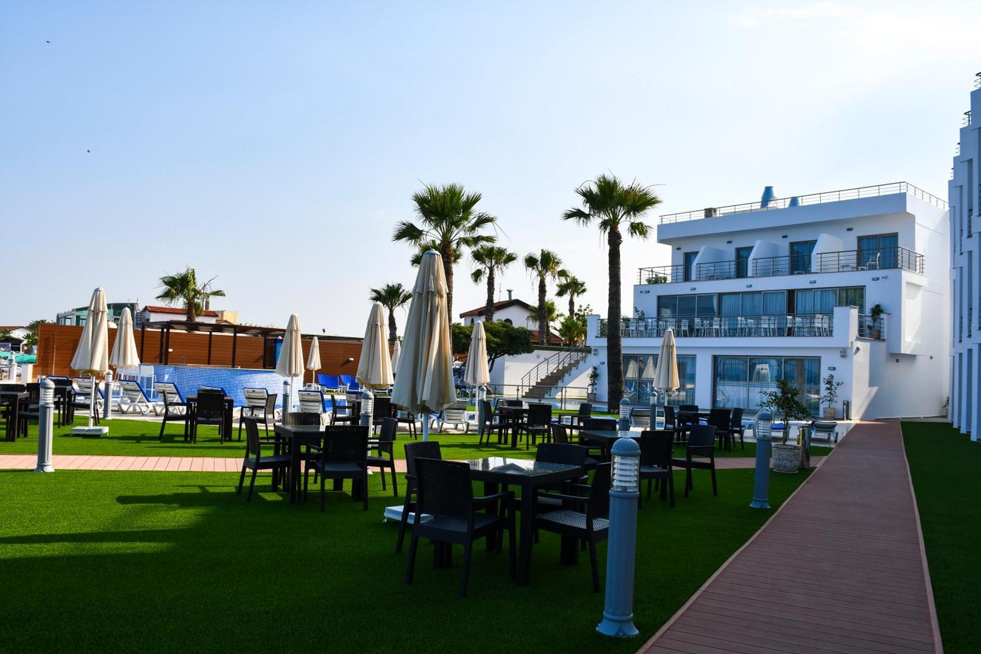 Mimoza Beach Hotel Agios Sergios 외부 사진