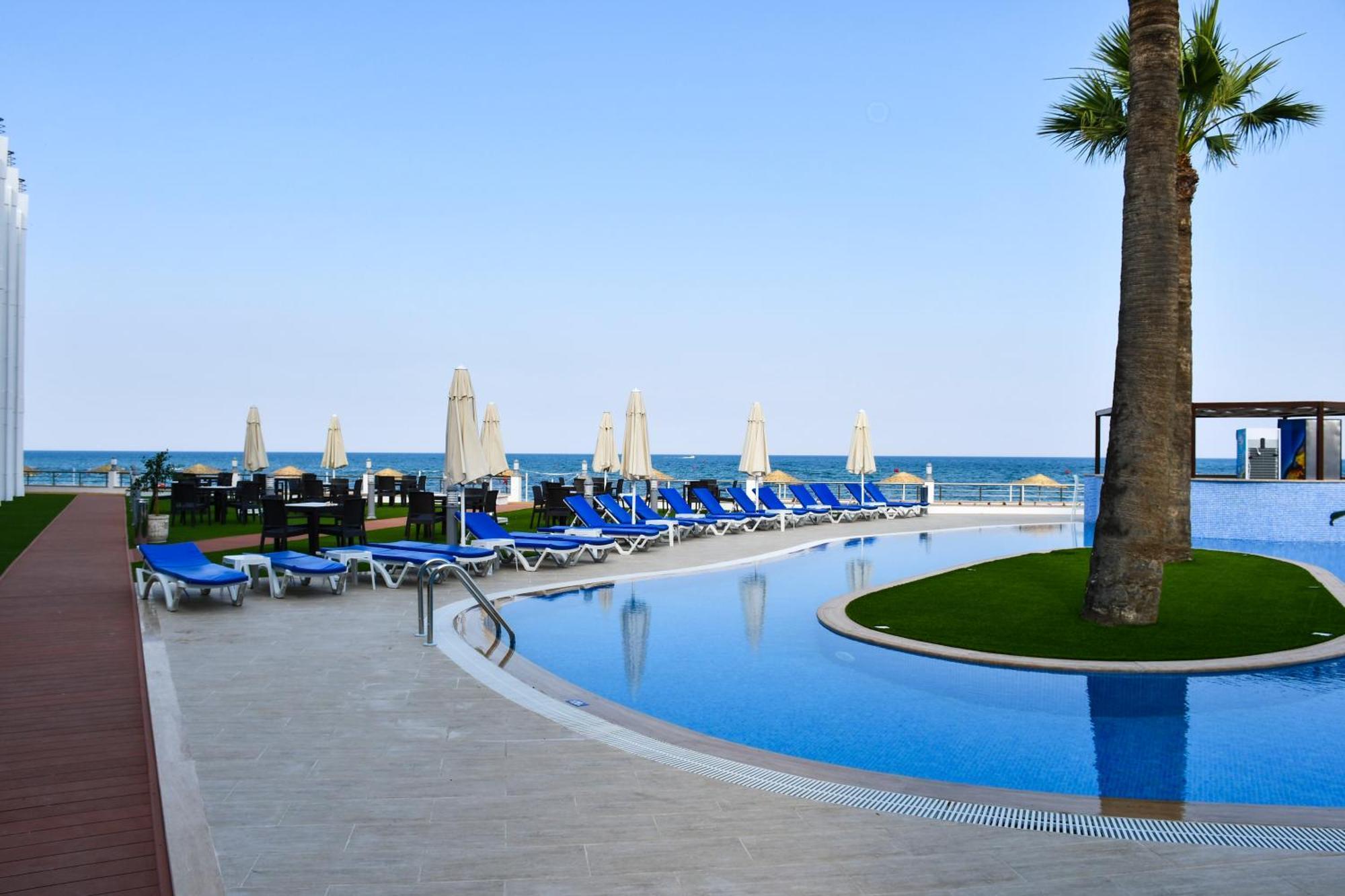 Mimoza Beach Hotel Agios Sergios 외부 사진
